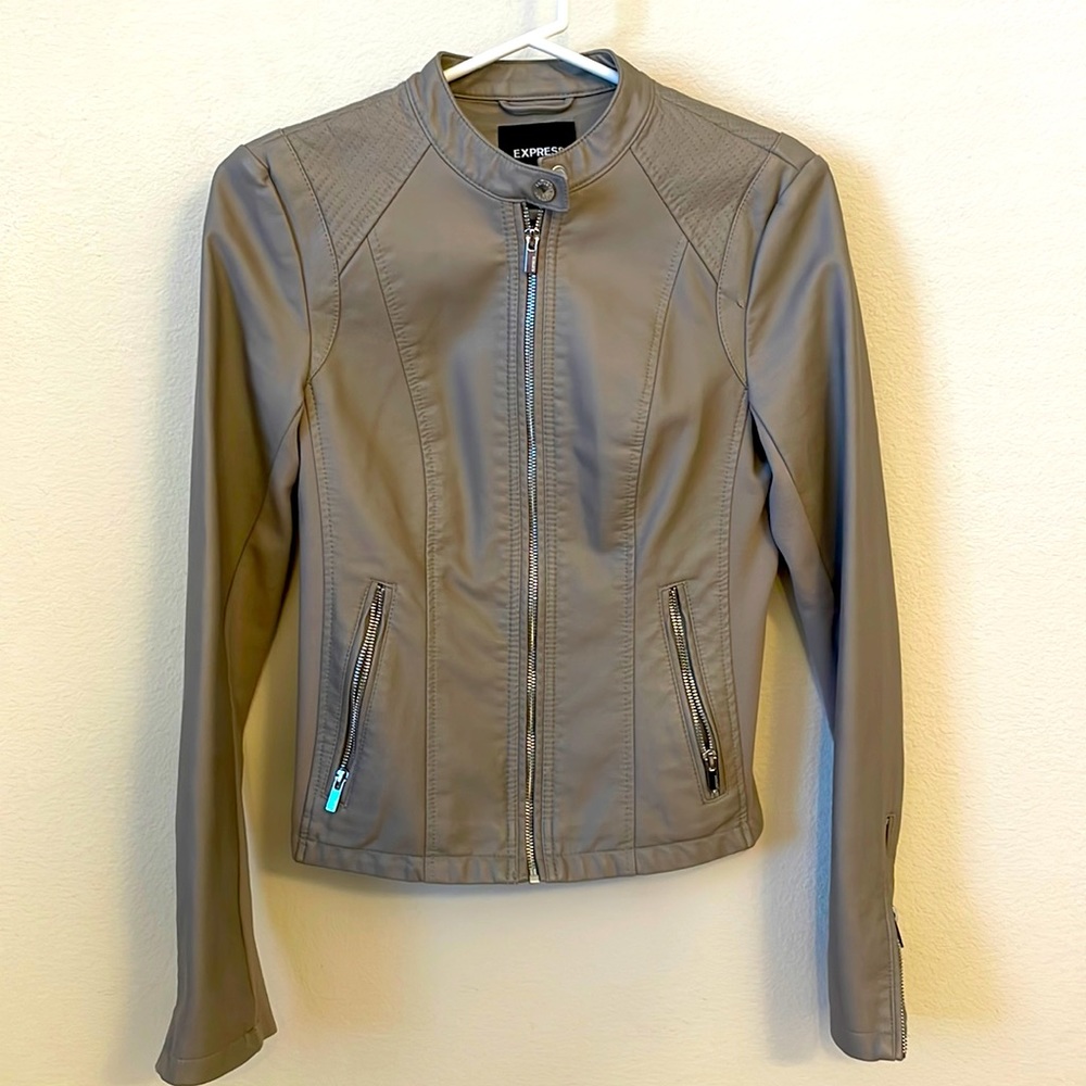 Express leather jacket